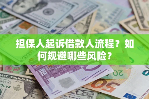 济南担保人起诉借款人流程？如何规避哪些风险？