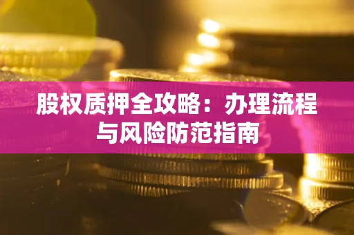 济南股权质押全攻略：办理流程与风险防范指南