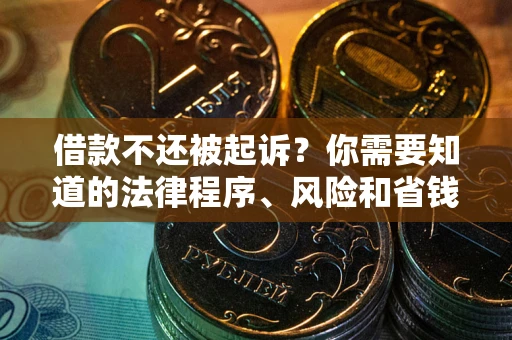 济南借款不还被起诉？你需要知道的法律程序、风险和省钱技巧